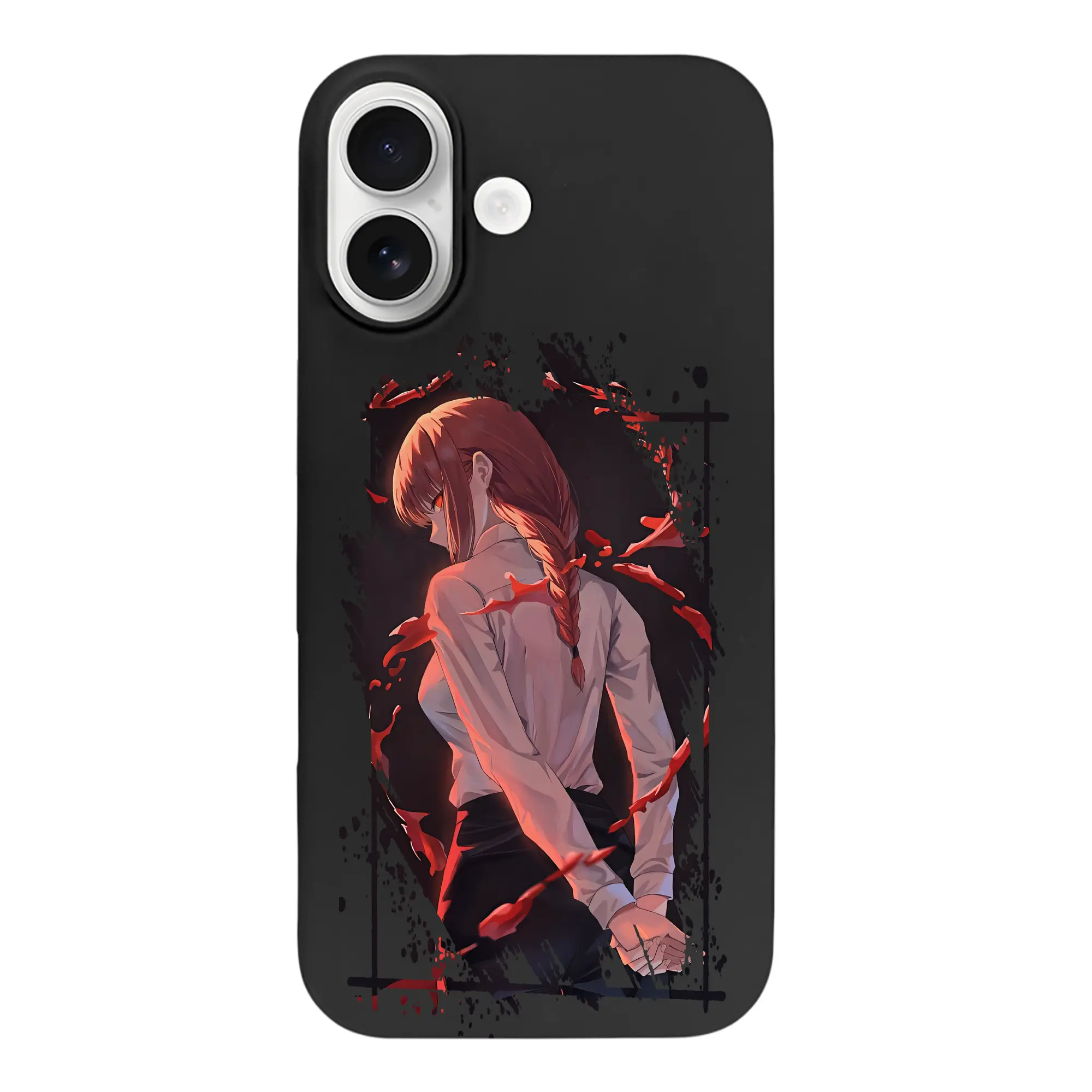 チェンソーマン グッズ,マキマ - iPhone 17 シリーズ シリコンケース 薄型 耐衝撃 指紋防止 ソフトタッチカバー 精密フィット 傷防止 保護ケース iPhone 17/17 Air/17 Pro/17 Pro Max 対応